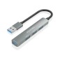 Hub AISENS USB-A 3.0 a 3USB 2.0/1USB-A Gris (A106-0859)