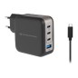 Cargador de Pared CONCEPTRONIC USB-A/C 100W (ALTHEA18B)