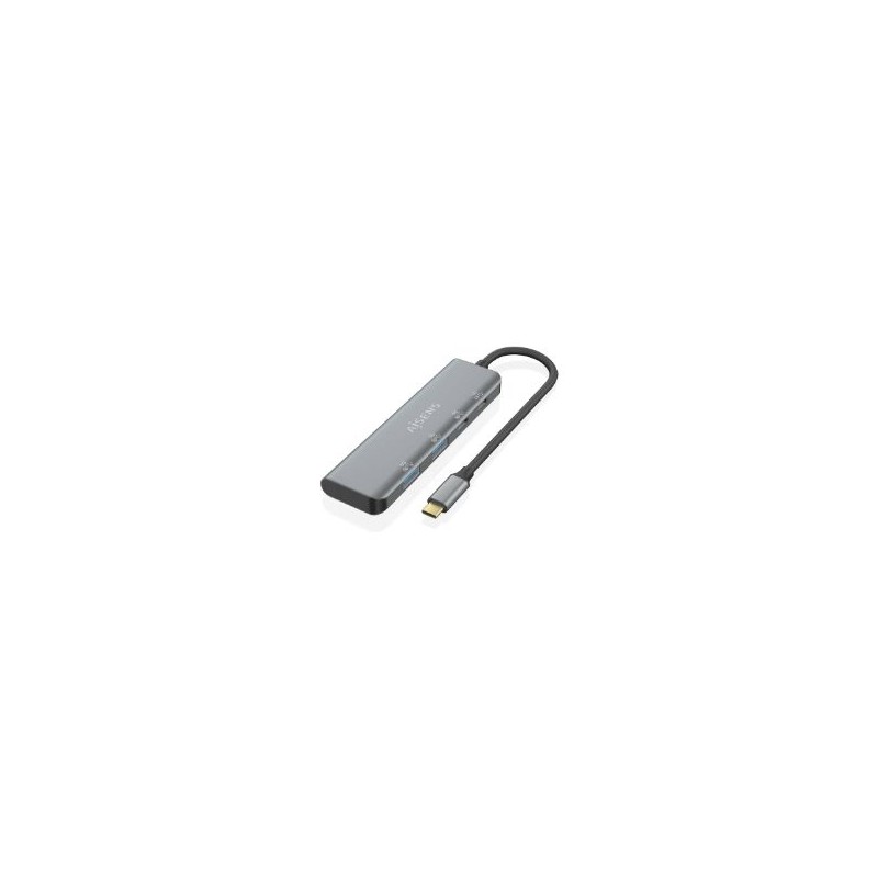 Hub AISENS USB-C a 2xUSB-A 2xUSB-C 15cm Gris(A109-0763)