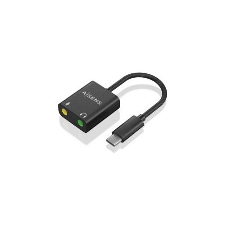 Tarjeta de Sonido AISENS USB-C/M a 2x3.5mm (A109-0767)