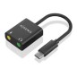 Tarjeta de Sonido AISENS USB-C/M a 2x3.5mm (A109-0767)