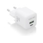 Cargador Pared AISENS GaN 20W USB-A/C (ASCH-20W2P010-W)