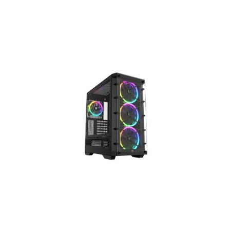 Caja Nfortec Draco X RGB ATX ITX Negra (NF-CS-DRACOX-B)