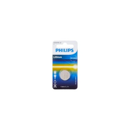 Pack 20 Pilas de Botón Philips Litio 3V (CR2016 01B)