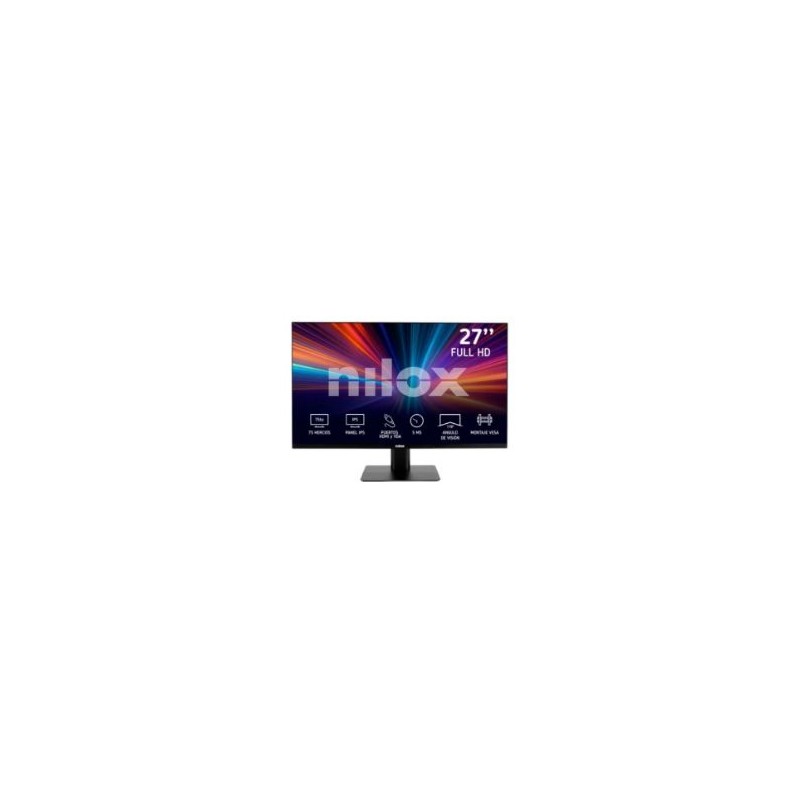 Monitor NILOX 27" IPS FHD VGA HDMI Negro (NXM27FHD11)