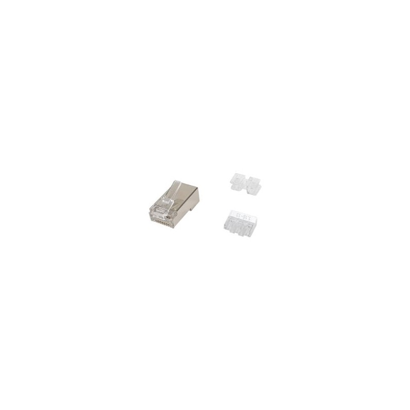 Conector EQUIP RJ45 Cat.6a Apantallado 100Un (EQ121147) Conector EQUIP RJ45 Cat.6a Apantallado 100Un (EQ121147)