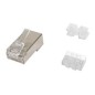 Conector EQUIP RJ45 Cat.6a Apantallado 100Un (EQ121147) Conector EQUIP RJ45 Cat.6a Apantallado 100Un (EQ121147)