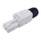 Conector EQUIP RJ45 Cat.6 Kit 5 Negro/Blanco (EQ121161)