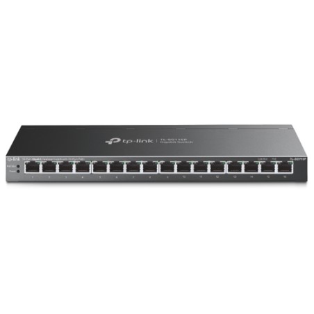 Switch TP-Link 16xRJ45 GbE PoE+ Negro (TL-SG116P)