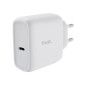 Cargador Trust Maxo 1xUSB-C 65W Pared Blanco (25139)