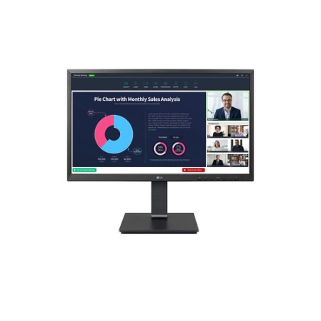 Monitor LG 24" IPS FHD 60Hz WebCam Negro (24BP75CP-B)
