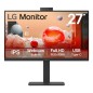 Monitor LG 27" IPS FHD con WebCam Negro (27BA850-B)