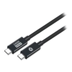 Cable CONCEPTRONIC USB-C M/M 240W 1.2m Negro(ETTA04B12)