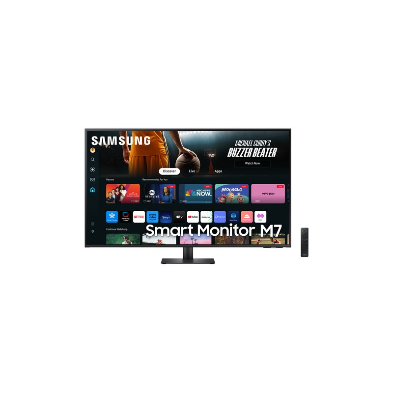 Monitor Samsung 43" M70D 4K UHD Negro (LS43DM702UUXEN)