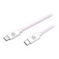 Cable CELLY USB-C a USB-C 1.5m Rosa (USBCUSBCCOTTPK)