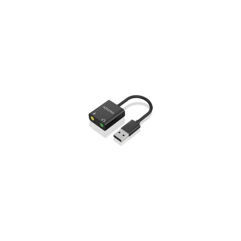 Tarjeta de Sonido AISENS USB/M-2x3.5mm/H (A106-0769)