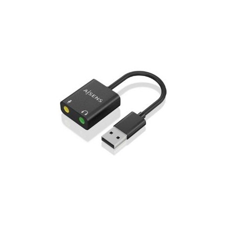 Tarjeta de Sonido AISENS USB/M-2x3.5mm/H (A106-0769)