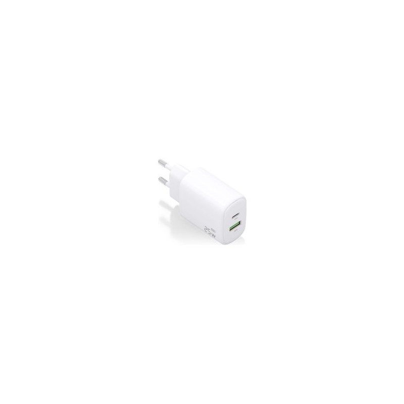 Cargador Pared AISENS Usb-C/Usb-A 25W Blanco(A110-0911) Cargador Pared AISENS Usb-C/Usb-A 25W Blanco(A110-0911)