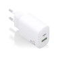 Cargador Pared AISENS Usb-C/Usb-A 25W Blanco(A110-0911) Cargador Pared AISENS Usb-C/Usb-A 25W Blanco(A110-0911)