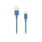 Cable NUBBEH Elisium USB-A/USB-C 1m Azul (NBTCABLACBL1)