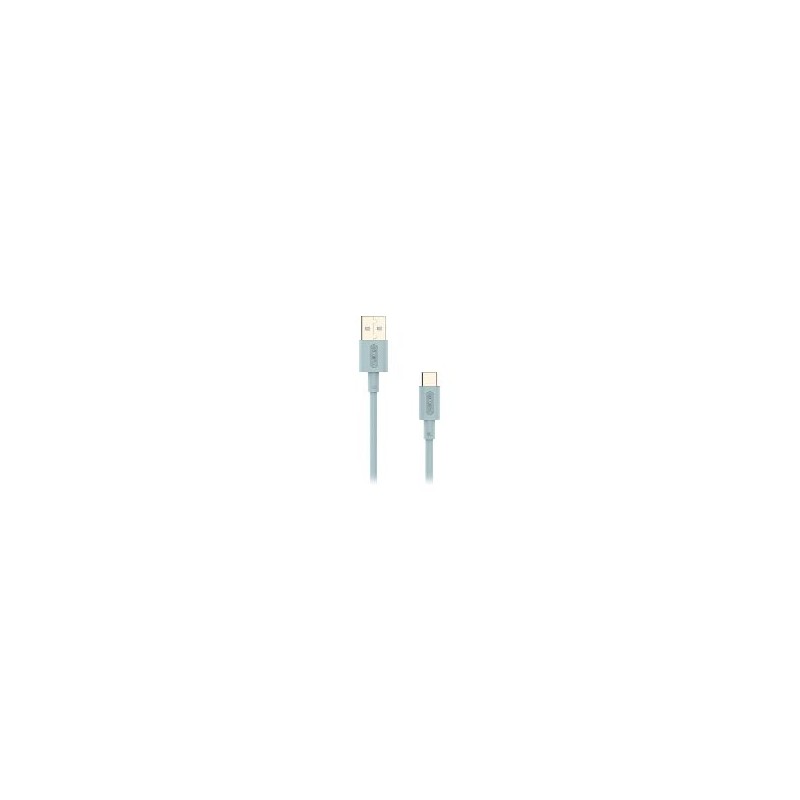 Cable NUBBEH Elisium USB-A/USB-C Turquesa (NBTCABLACT1)