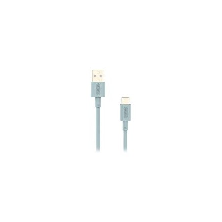 Cable NUBBEH Elisium USB-A/USB-C Turquesa (NBTCABLACT1)