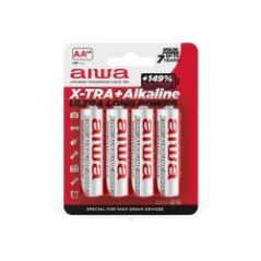 Pack 4 Pilas Aiwa AA LR6 Alcalinas 1.5V (AB-AALR6/4)