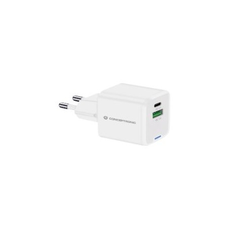 Cargador Pared CONCEPTRONIC USB-A/C GaN 20W (ALTHEA15W)