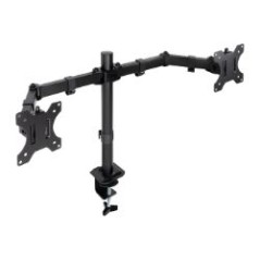 Soporte Mesa TooQ Gira/Inclina 17-27" Negro(DB1802TN-B)