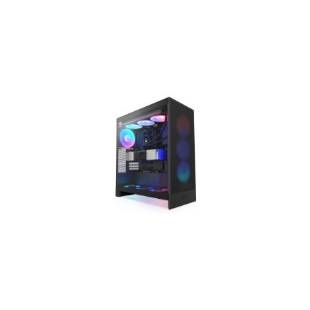 Caja NZXT H7 Flow RGB ATX EATX mATX Negra (CM-H72FB-R1)