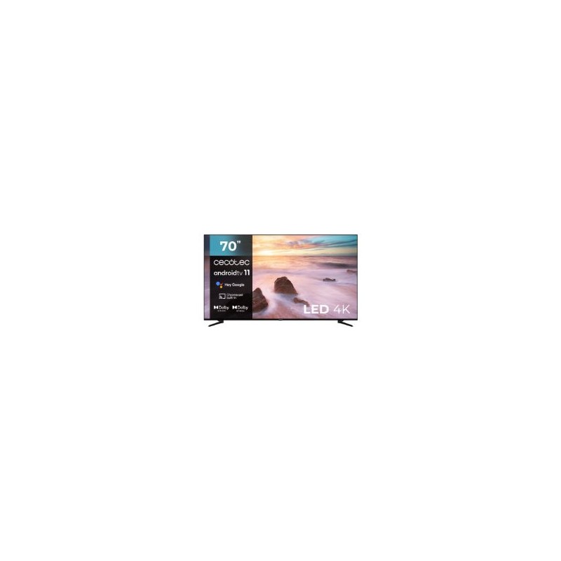 TV CECOTEC ALU20070S 70" LED 4K UHD Negro (02620)