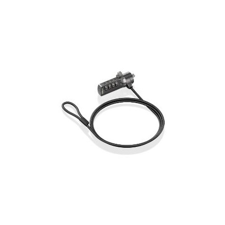 Cable Seguridad AISENS Combinacion 1.5m(ASLK-D40N03-BK)