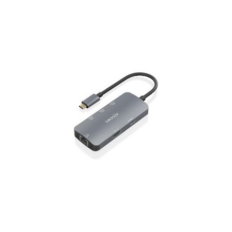 Dock AISENS USB-C a HDMI/USB/PD Gris (ASUC-6P019-GR)