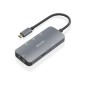 Dock AISENS USB-C a HDMI/USB/PD Gris (ASUC-6P019-GR)