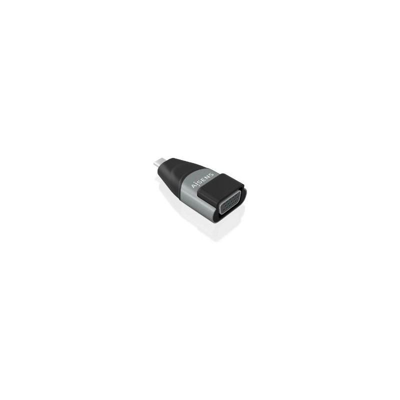 Adaptador AISENS USB-C/M a VGA/H Negro/Gris (A109-0863) Adaptador AISENS USB-C/M a VGA/H Negro/Gris (A109-0863)