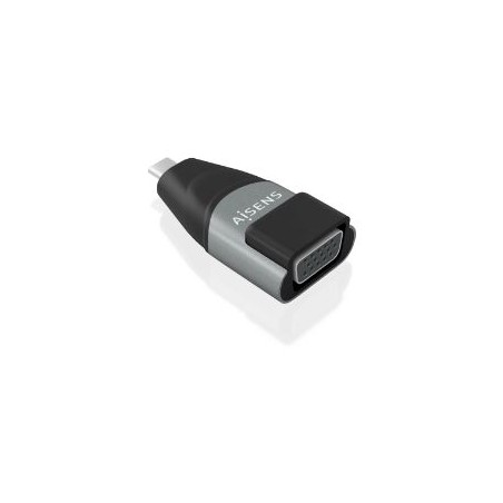 Adaptador AISENS USB-C/M a VGA/H Negro/Gris (A109-0863)