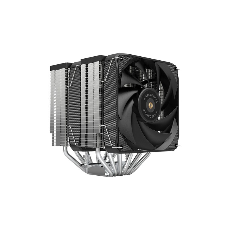 Ventilador Mars Gaming ARGB PWM 2x120mm Negro (MCPUXU6) Ventilador Mars Gaming ARGB PWM 2x120mm Negro (MCPUXU6)