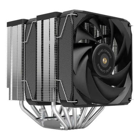 Ventilador Mars Gaming ARGB PWM 2x120mm Negro (MCPUXU6)
