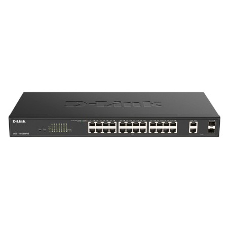 Switch D-Link 24xRJ45 GbE 2xSFP PoE (DGS-1100-26MPV2/E)