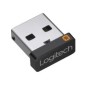 Receptor LOGITECH Unifying 2.4GHz Negro (910-005931)