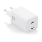 Cargador AISENS 2xUSB-C 65W Blanco (ASCH-65W2P039-W)