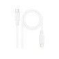 Nanocable USB-C/M/M 1.5m Blanco (10.01.2301-L150-W)