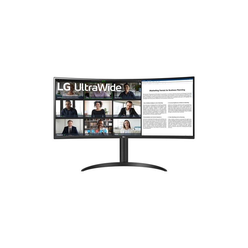 Monitor LG 34" WQHD Regulable Usb-C (34WR55QK-B)