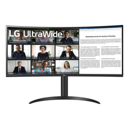 Monitor LG 34" WQHD Regulable Usb-C (34WR55QK-B)