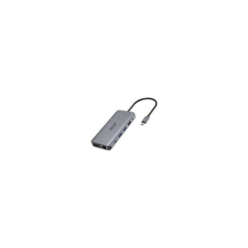 Docking Acer USB-C 3.0 12 en 1 Plata (HP.DSCAB.009)