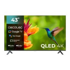 TV CECOTEC VQU40043 43" QLED 4K UHD WiFi Negro (00979)