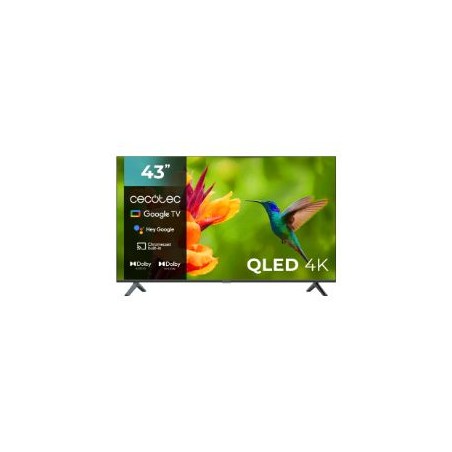 TV CECOTEC VQU40043 43" QLED 4K UHD WiFi Negro (00979)