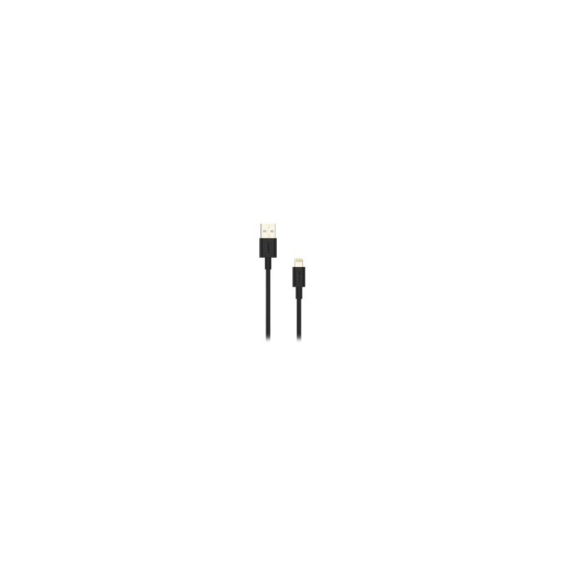 Cable NUBBEH USB-A/Lightning 1m 2A Negro (NBTCABLALB1)