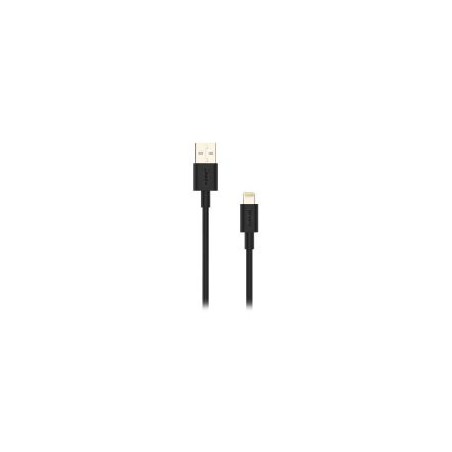 Cable NUBBEH USB-A/Lightning 1m 2A Negro (NBTCABLALB1)