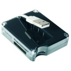 Lector Tarjetas NGS USB2 Negro/Blanco (MULTIREADER PRO)